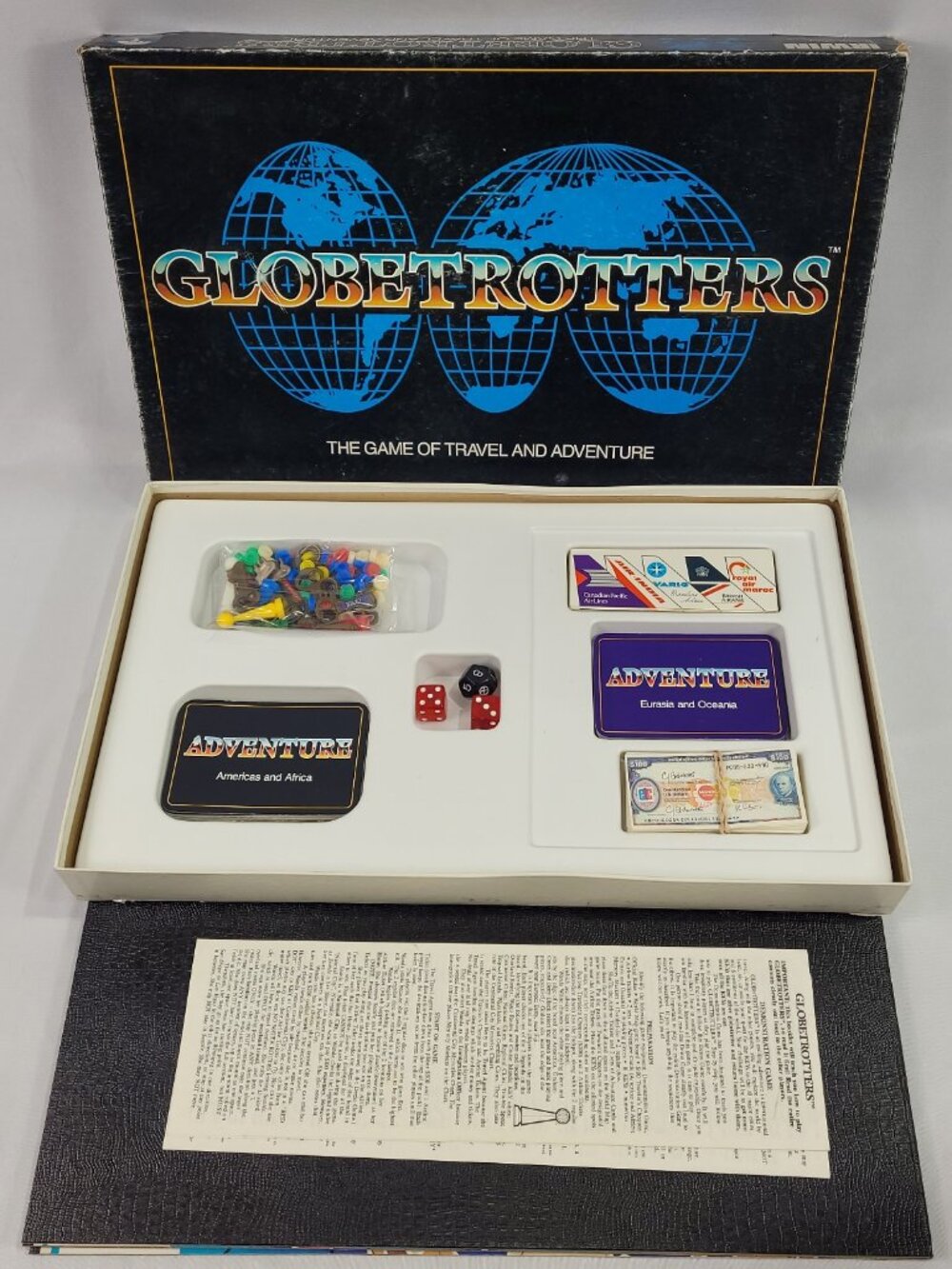 Globetrotters Vintage 1984 Adventure Travel Board Game by Irwin